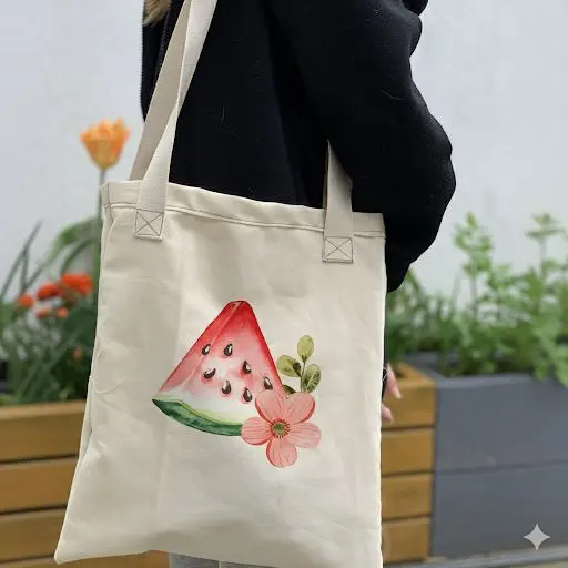 Watermelon Bliss Tote - 14x16in